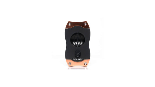 Colibri Group Cigar Cutter - V-Cut - Black & Rose Gold