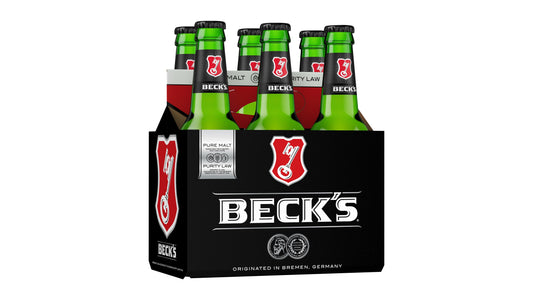 Beck's Beer, 6 Pack, 12 Ounce Bottles