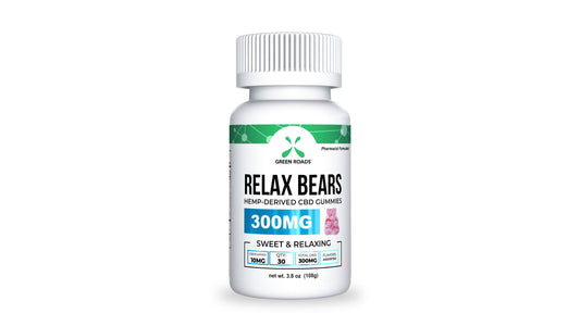 Green Roads Relax Bears Hemp-Derived CBD Gummies 300mg