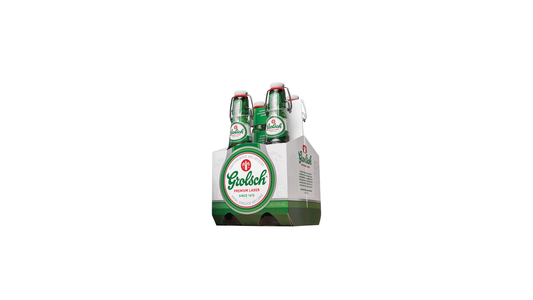Grolsch Premium Lager Swingtop Pilsner Beer, 4 Pack, 16 Fl. Oz. Bottles, 5% ABV