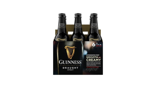 Guinness Draught Stout Beer, 6pk 11.2oz Bottles, 4.2% ABV