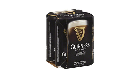 Guinness Draught Stout Beer 4 - 14.9 Fl Oz Cans