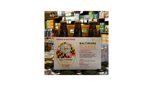 Baltimore Blonde Guinness American Lager Beer, 6pk 11.2oz Bottles, 5% ABV