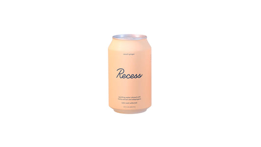 Recess Sparkling Water Peach Ginger 12oz Can