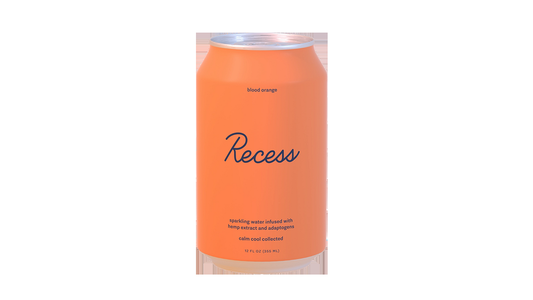 Recess Sparkling Water Blood Orange 120oz Can
