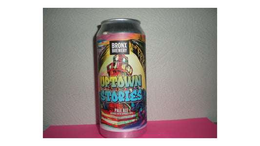 Bronx Brewerys' Uptown Stories Pale Ale 16 Oz. Empty Collectible Craft Beer Can