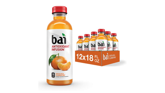 Bai Antioxidant Infusion Costa Rica Clementine Flavored Water 12-18 Fl. Oz. Box