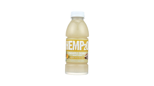 Hemp2O Beverage, Organic, Pineapple Coconut