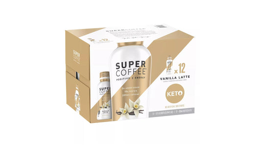 Super Coffee Vanilla Latte Iced Bottle 12 Fl Oz