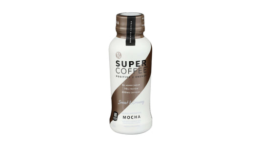 Super Coffee Positive Energy Enhanced Mocha Latte 12 Fl Oz
