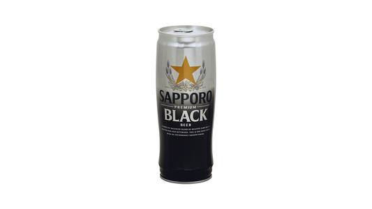 Sapporo Premium Black Beer Can