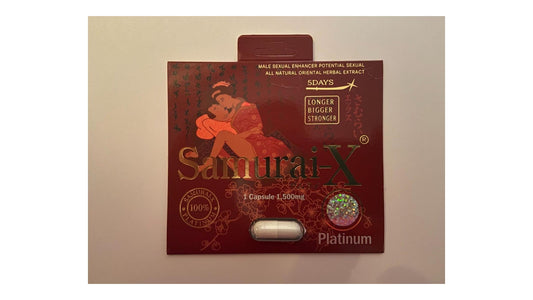 Samurai X Platinum 1500mg