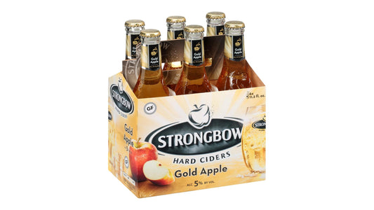 Strongbow Gold Apple Hard Cider, 6 Pack, 11.2 Fl Oz Bottles