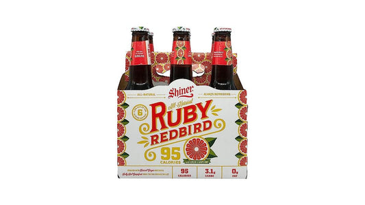 Shiner Ruby Redbird With Ginger & Grapefruit Beer 6-12 Fl Oz Bottles