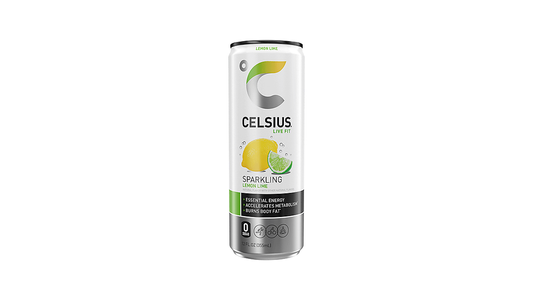 Celsius Energy Drink, Sparkling, Lemon Lime 12 Fl Oz